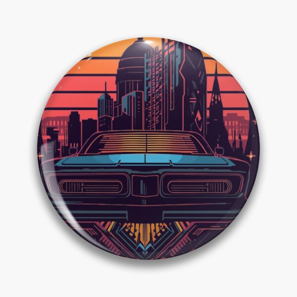Item preview, Retro 80s Car Collage Art | Surreal Nostalgie Mixed Media Print | Memphis Style Automotive Graphic 2025 designed and sold by HimBoo.