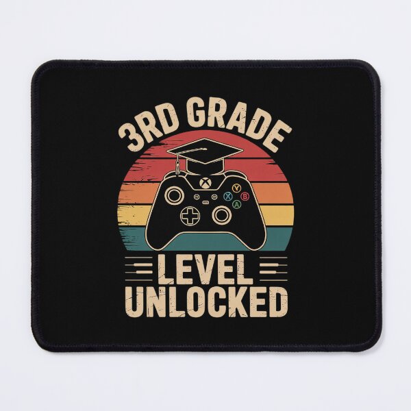 Item preview, 3rd Grade Level Unlocked Back To School Video Gamer designed and sold by lilLilaBatArt.