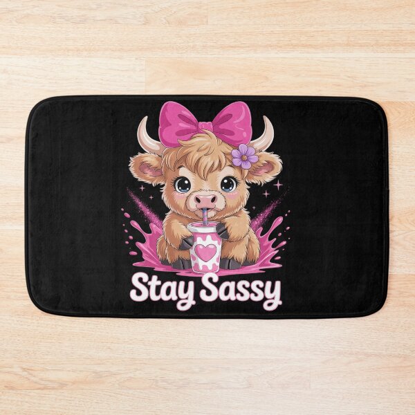 Item preview, Sassy Highland Cow Snarky Heifer Cow Moody Coffee Cow  designed and sold by MyzoToyota.