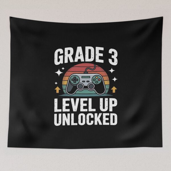 Item preview, 3rd Grade Unlocked Level Up Back To School Third Grade Gamer  designed and sold by Belkisallen.