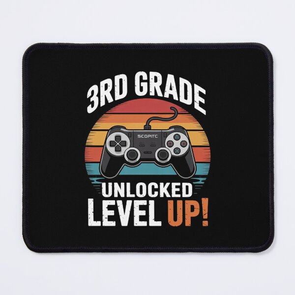 Item preview, 3rd Grade Unlocked Level Up Gamer Back To School Third Grade2 designed and sold by lilLilaBatArt.