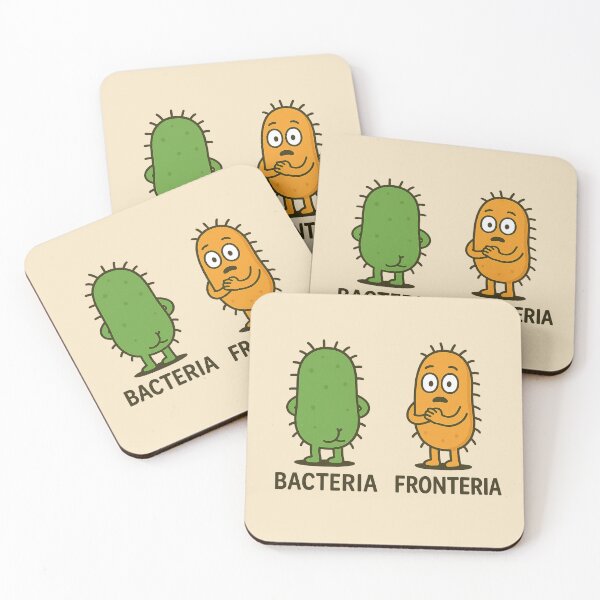 Item preview, Bacteria & Fronteria – Funny Bacteria Cartoon Pun designed and sold by Planthem.