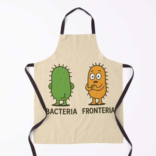 Item preview, Bacteria & Fronteria – Funny Bacteria Cartoon Pun designed and sold by Planthem.