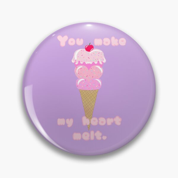 Item preview, You Melt My Heart Ice Cream Cone  designed and sold by JaygiesDesign.