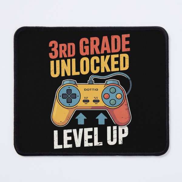 Item preview, 3rd Grade Unlocked Level Up Video Game Back To School designed and sold by Belkisallen.