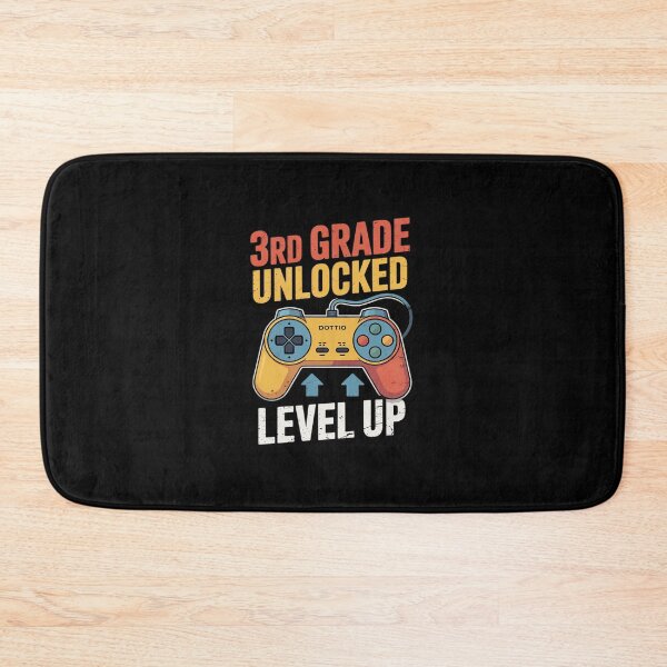 Item preview, 3rd Grade Unlocked Level Up Video Game Back To School  designed and sold by Belkisallen.