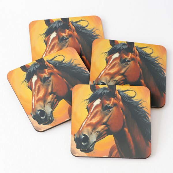 Item preview, Equestrian Excellence - Portrait of a Mustang Horse designed and sold by Petalandfur.