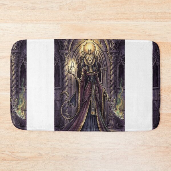 Item preview, Sekhmet  Lioness Goddess Ancient Egyptian God Gothic style illustration designed and sold by Vintage Designs +.