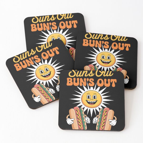 Item preview, Sun's Out Buns Out Cute Sun Cheeseburger And Hot Dog  designed and sold by MyzoToyota.