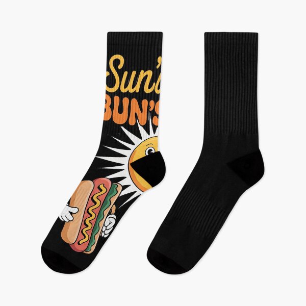 Item preview, Sun's Out Buns Out Cute Sun Cheeseburger And Hot Dog  designed and sold by MyzoToyota.
