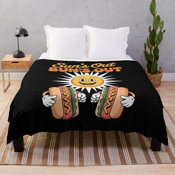 Item preview, Sun's Out Buns Out Cute Sun Cheeseburger And Hot Dog designed and sold by MyzoToyota.