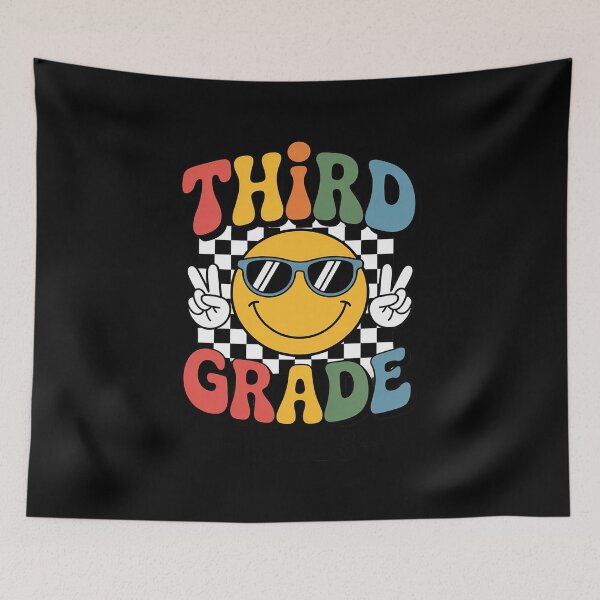 Item preview, 3rd Grade Vibes Happy Back to School Third Grade Team  designed and sold by lilLilaBatArt.