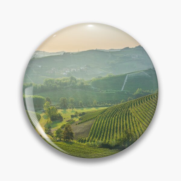 Item preview, Langhe vineyards and Neive village in the background. Piedmont, Italy designed and sold by Stefano Orazzini.