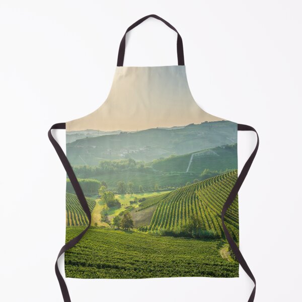 Item preview, Langhe vineyards and Neive village in the background. Piedmont, Italy designed and sold by Stefano Orazzini.