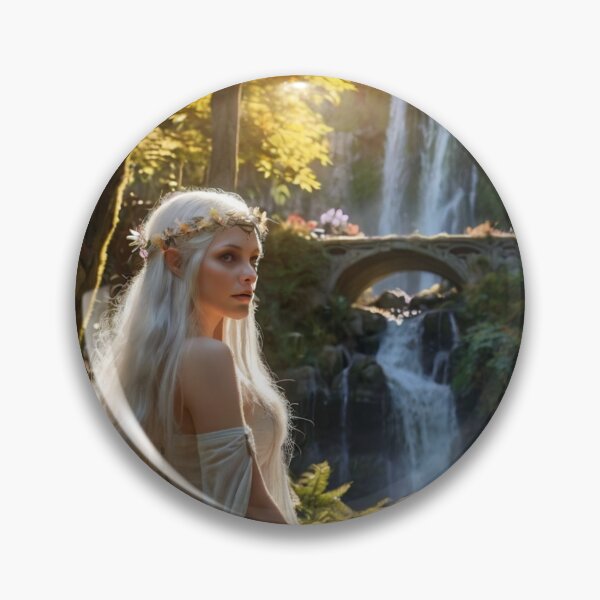 Item preview, Mystic Witch Wandering the Sacred Waterfall Forest designed and sold by BlareBlare.