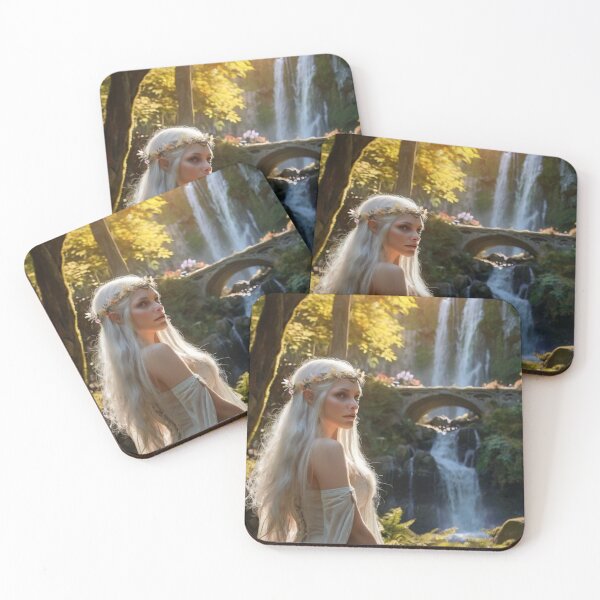 Item preview, Mystic Witch Wandering the Sacred Waterfall Forest designed and sold by BlareBlare.