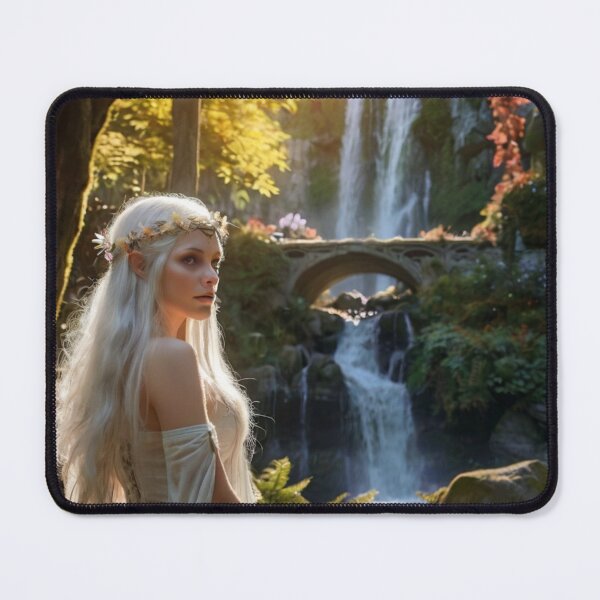 Item preview, Mystic Witch Wandering the Sacred Waterfall Forest designed and sold by BlareBlare.