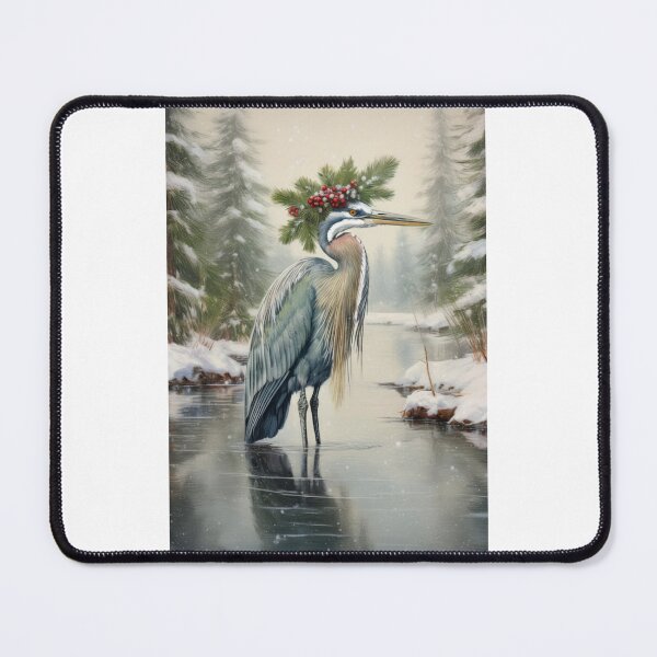 Item preview, Vintage Blue Heron Holiday designed and sold by SnorkleSupply.