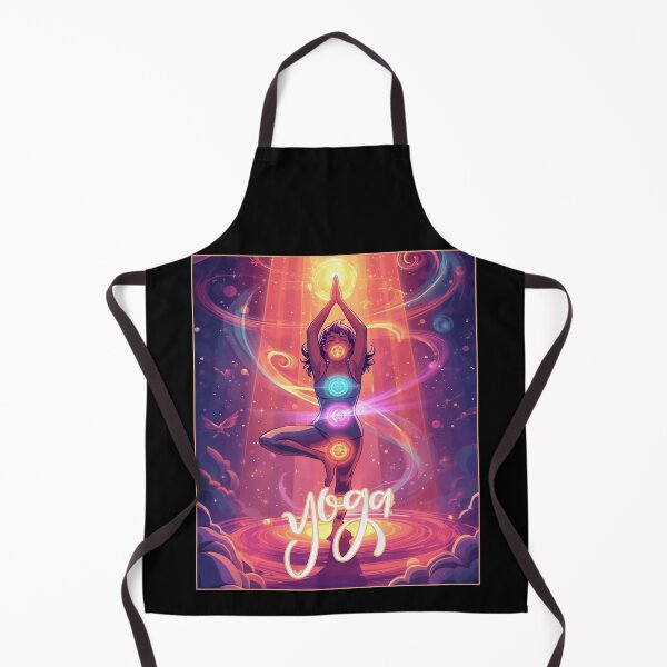 Item preview, Cosmic Yoga Aura ver 7 – Colorful Pop Cartoon Chakra Wellness Art designed and sold by CosmicNook1.