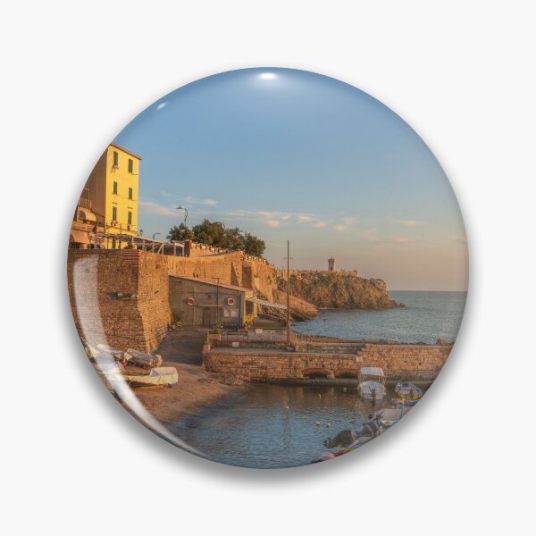 Item preview, Sunset over Piombino seafront. Tuscany, Italy designed and sold by Stefano Orazzini.