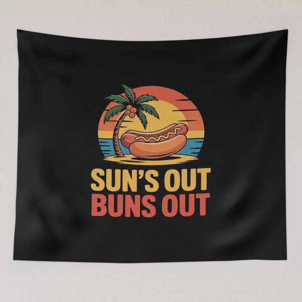 Item preview, Sun's out buns out hot dog costume  designed and sold by MyzoToyota.