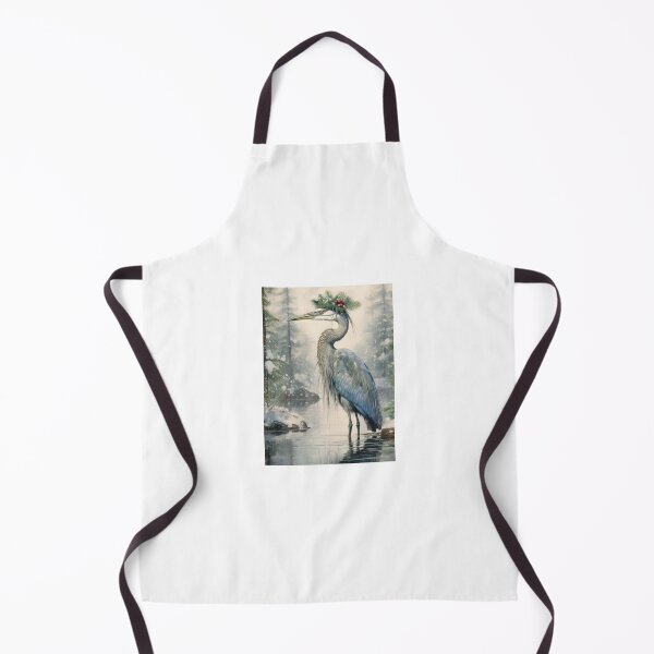 Item preview, Vintage Blue Heron Holiday designed and sold by SnorkleSupply.