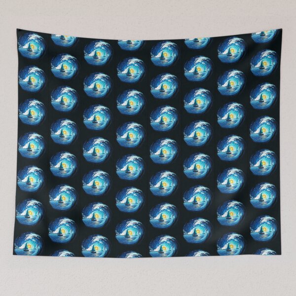 Item preview, Handmade drawing of Sailboat in the Ocean designed and sold by NivyasArtistry.