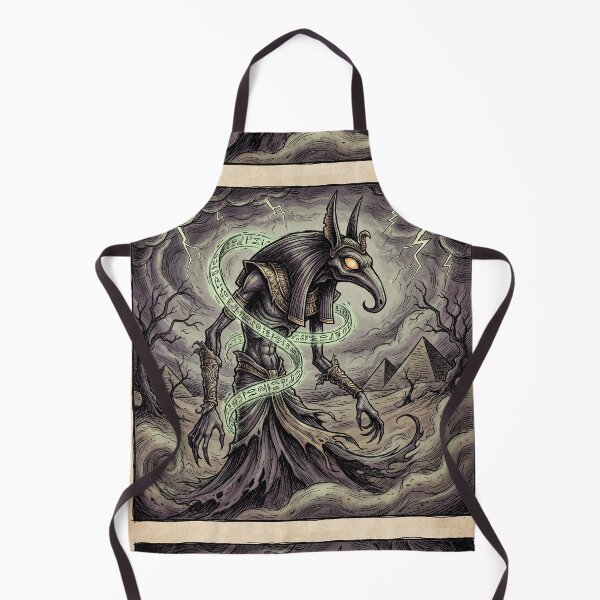 Item preview, Set god of Chaos Ancient Egyptian God Gothic style illustration designed and sold by Vintage Designs +.