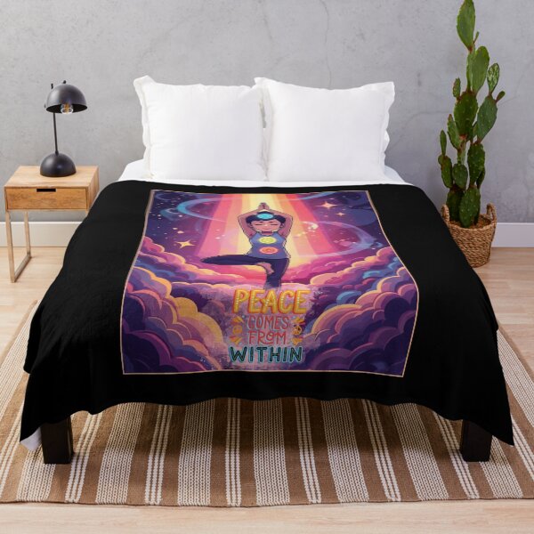 Item preview,  Cosmic Yoga Aura ver 9 – Colorful Pop Cartoon Chakra Wellness Art designed and sold by CosmicNook1.