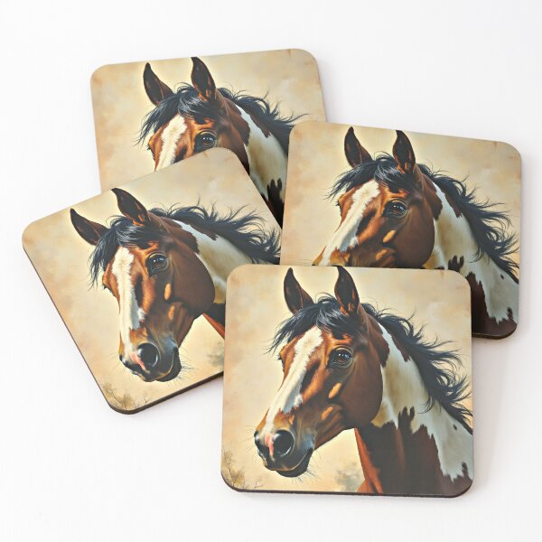 Item preview, Equestrian Excellence - Portrait of an American Paint Horse designed and sold by Petalandfur.