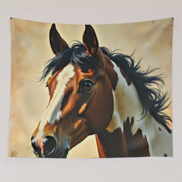 Item preview, Equestrian Excellence - Portrait of an American Paint Horse designed and sold by Petalandfur.