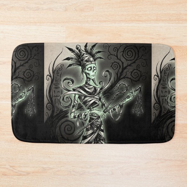 Item preview, Osiris Gothic Whimsy Ancient Egyptian God Gothic style illustration designed and sold by Vintage Designs +.