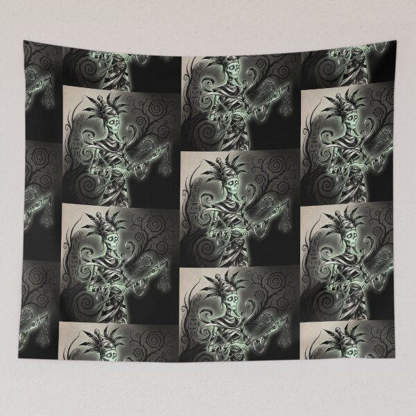 Item preview, Osiris Gothic Whimsy Ancient Egyptian God Gothic style illustration designed and sold by Vintage Designs +.