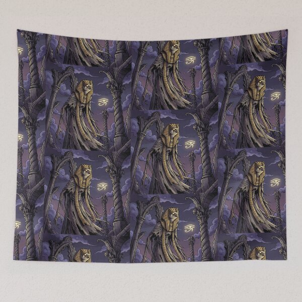 Item preview, Horus Gothic Mysticism Ancient Egyptian God Gothic style illustration designed and sold by Vintage Designs +.