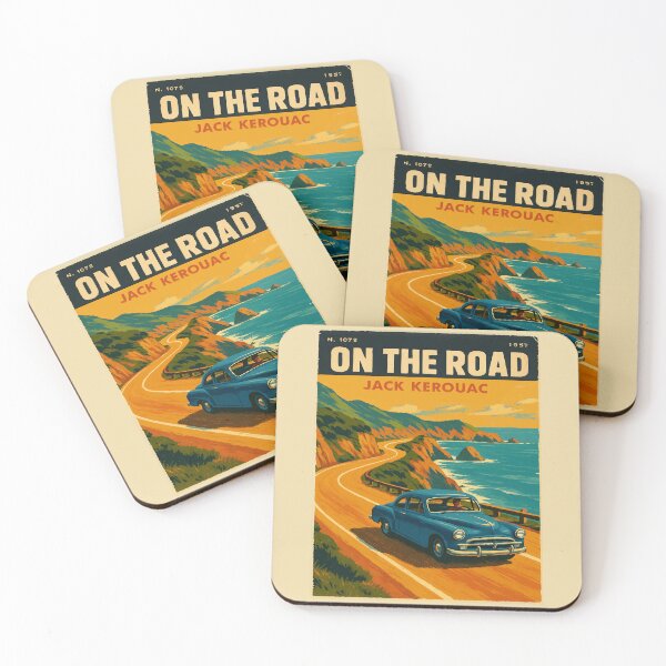 Item preview, On the road Retro Book Cover designed and sold by ocusido.