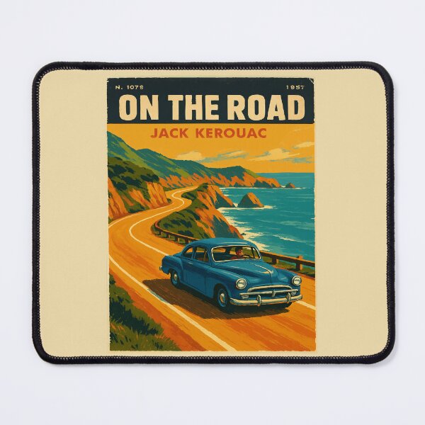 Item preview, On the road Retro Book Cover designed and sold by ocusido.