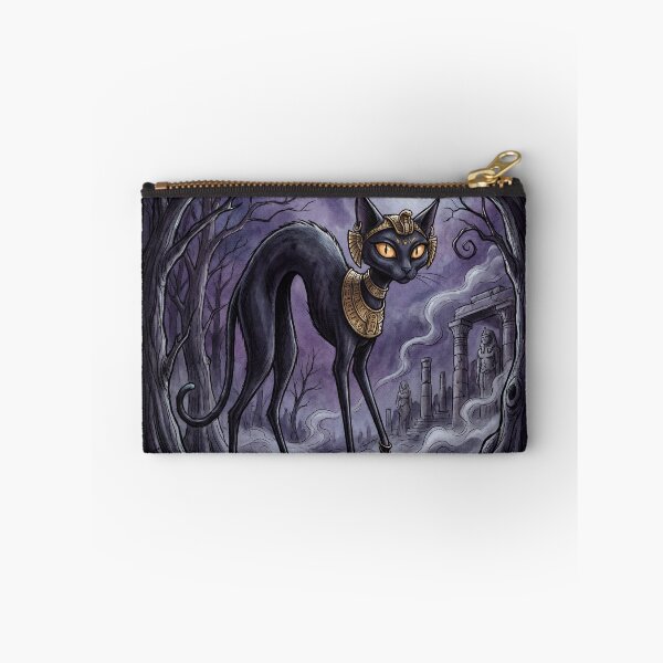 Item preview, Bastet Ancient Egyptian God Gothic style illustration designed and sold by Vintage Designs +.