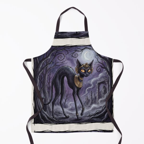 Item preview, Bastet Ancient Egyptian God Gothic style illustration designed and sold by Vintage Designs +.