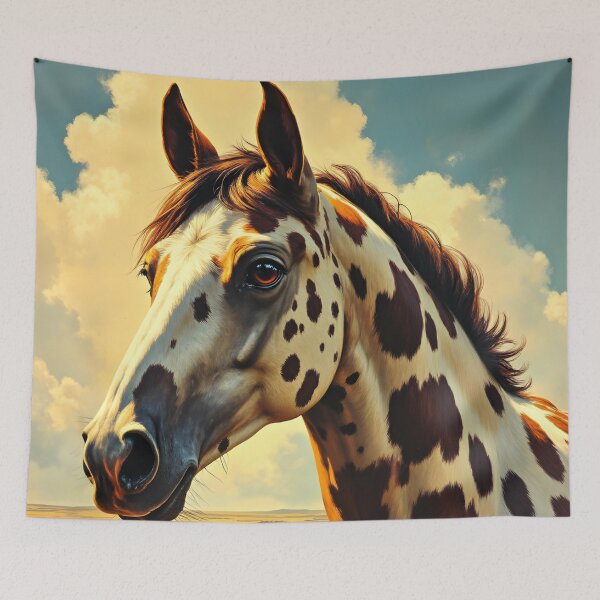 Item preview, Equestrian Excellence - Portrait of an American Appaloosa Horse designed and sold by Petalandfur.