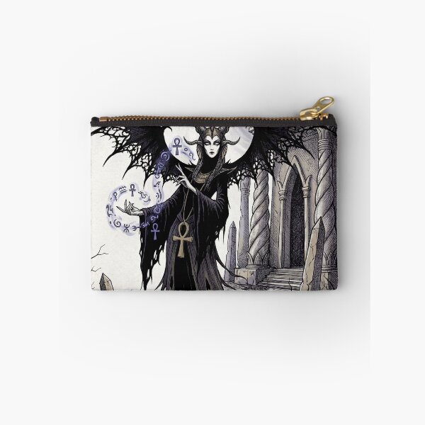Item preview, Isis Ancient Egyptian God Gothic style illustration designed and sold by Vintage Designs +.