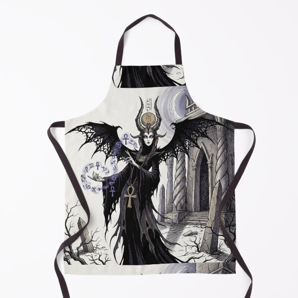 Item preview, Isis Ancient Egyptian God Gothic style illustration designed and sold by Vintage Designs +.