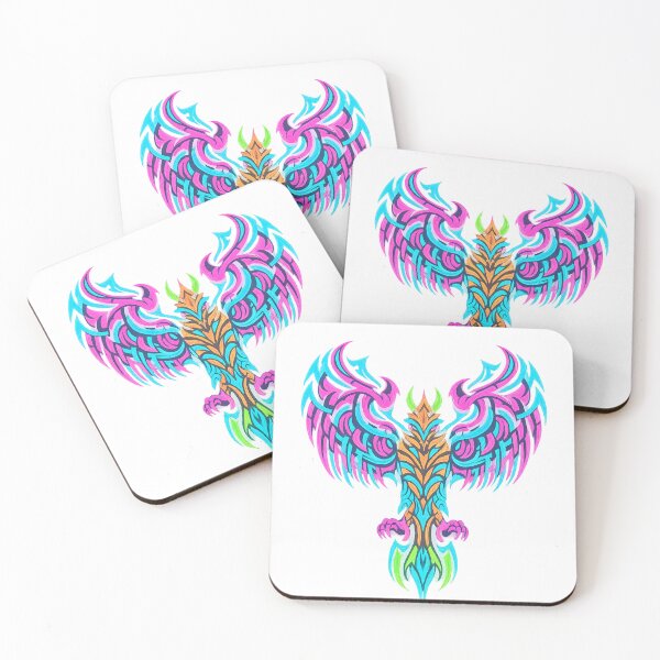 Item preview, Neon Tribal Phoenix Tattoo Artwork designed and sold by HiteshArt111.