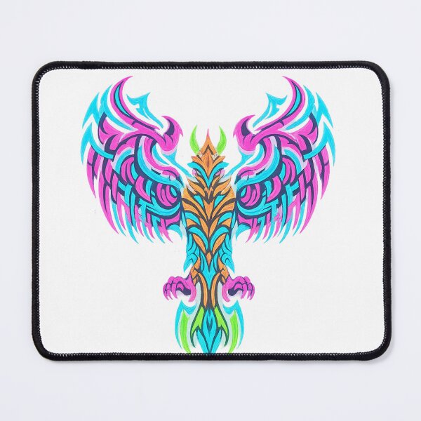 Item preview, Neon Tribal Phoenix Tattoo Artwork designed and sold by HiteshArt111.