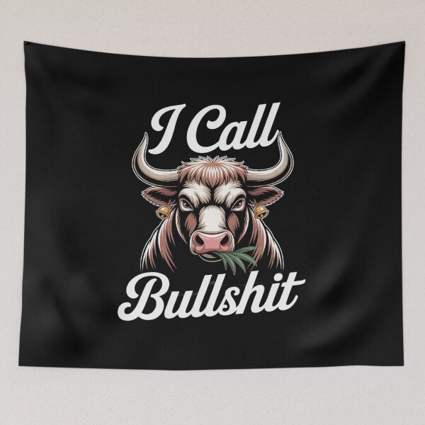 Item preview, This is Bull Sh!t, a bull sat on the toilet, funny  designed and sold by MyzoToyota.
