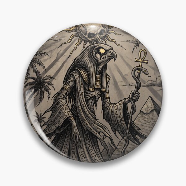 Item preview, Ra Ancient Egyptian God Gothic style illustration designed and sold by Vintage Designs +.