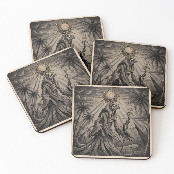 Item preview, Ra Ancient Egyptian God Gothic style illustration designed and sold by Vintage Designs +.