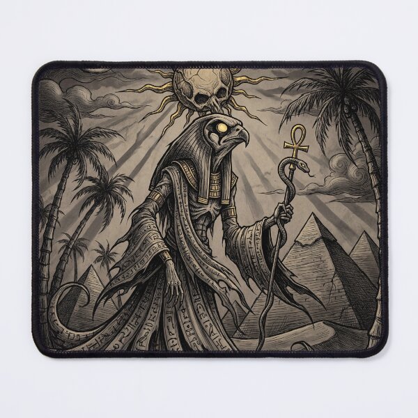 Item preview, Ra Ancient Egyptian God Gothic style illustration designed and sold by Vintage Designs +.