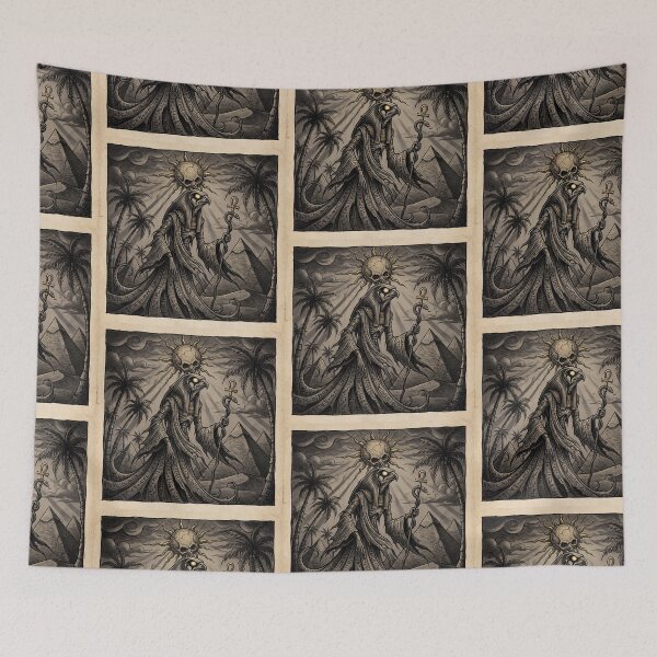 Item preview, Ra Ancient Egyptian God Gothic style illustration designed and sold by Vintage Designs +.
