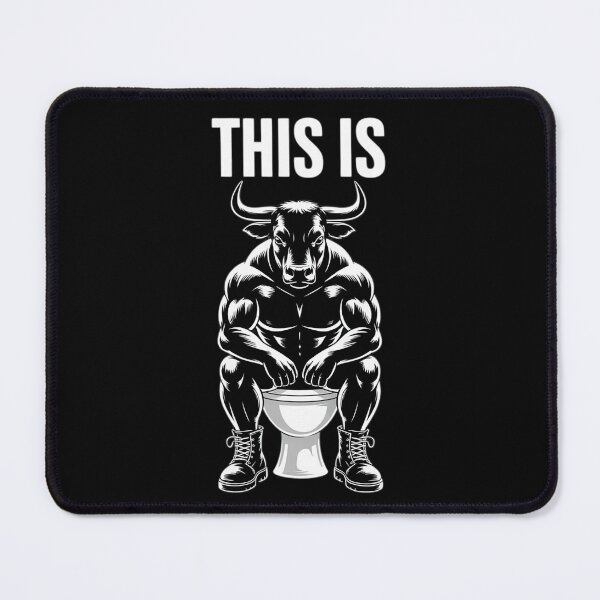 Item preview, This Is Bullshit Bull Is Sitting On A Toilet Funny Sarcastic designed and sold by MyzoToyota.