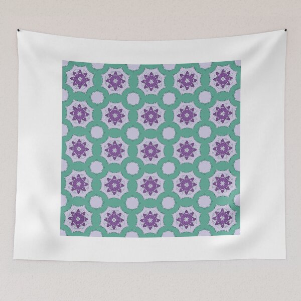 Item preview, Calming Violet Mandalas in Soft Repetition designed and sold by quitzontate.